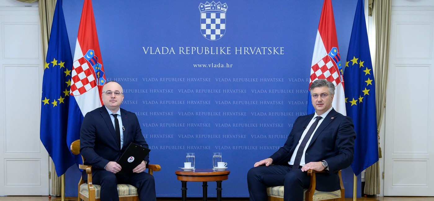 Plenković za Dnevnik PLUS: Hrvati u BiH moraju imati ključnu ulogu u plinovodu Južna interkonekcija